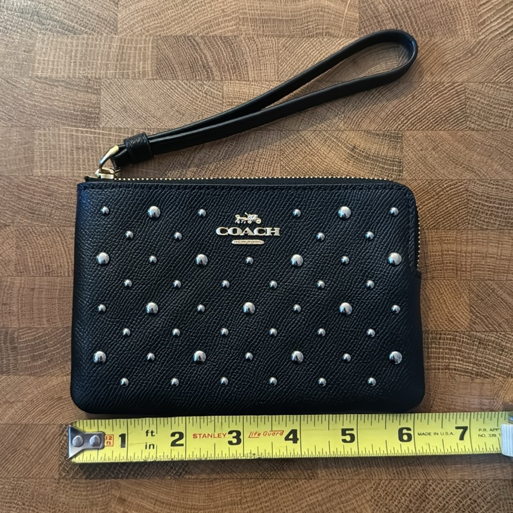 Coach studded wristlet black - Picture 5 of 5